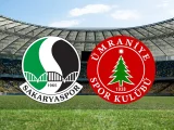Sakaryaspor – Ümraniyespor Maçı Saat Kaçta? Hangi Kanalda?