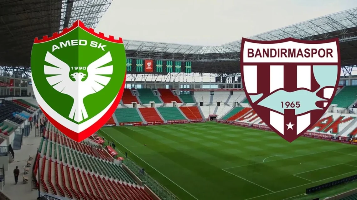 Amedspor – Bandırma Spor Maçı Saat Kaçta? Hangi Kanalda?