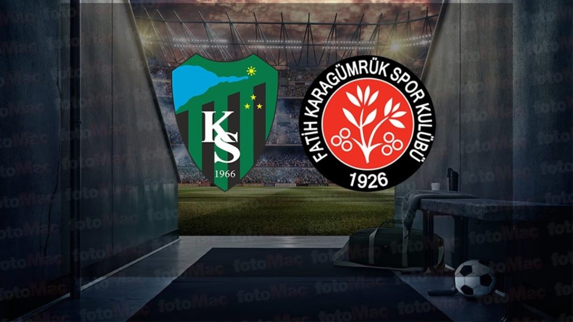 Fatih Karagümrük – Kocaelispor Maçı Saat Kaçta? Hangi Kanalda?