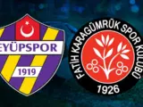Fatih Karagümrük – Eyüpspor Maçı Saat Kaçta? Hangi Kanalda?